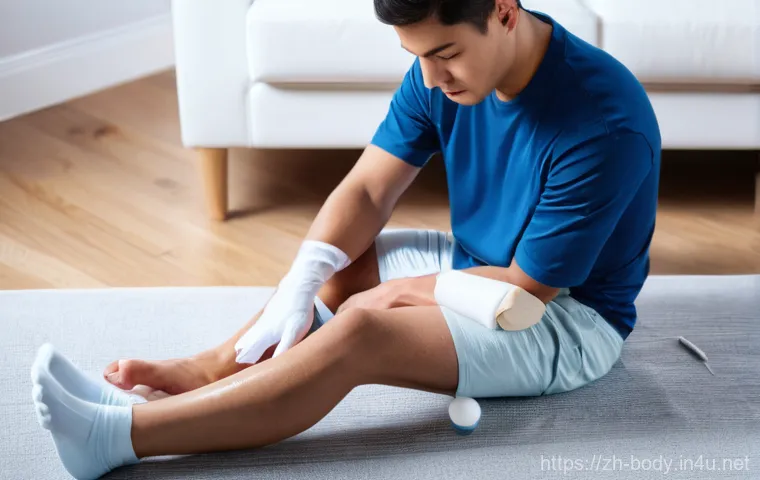 발목 염좌 자가 치료법 - Prompt 1: Immediate Post-Sprain Care**