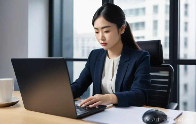 손목 통증 예방 스트레칭 - Prompt 1: Modern Work-Related Wrist Strain**