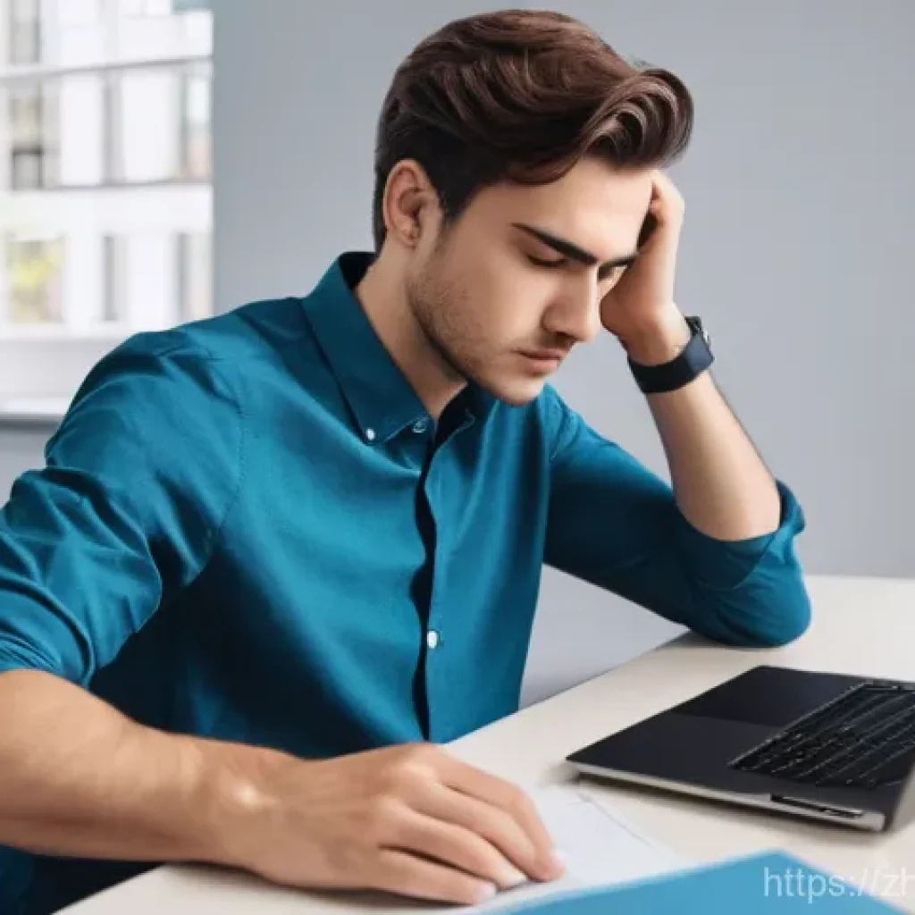 목 디스크 예방 요가 루틴 - **Image Prompt 1: The Burden of the Digital Age**
A young adult, appearing to be in their late t...