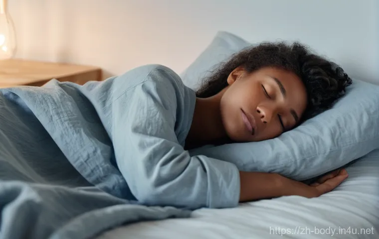 손목터널증후군 초기 증상 - **Prompt 1: Early Morning Numbness**
    A young adult, gender-neutral, with a gentle, slightly dist...