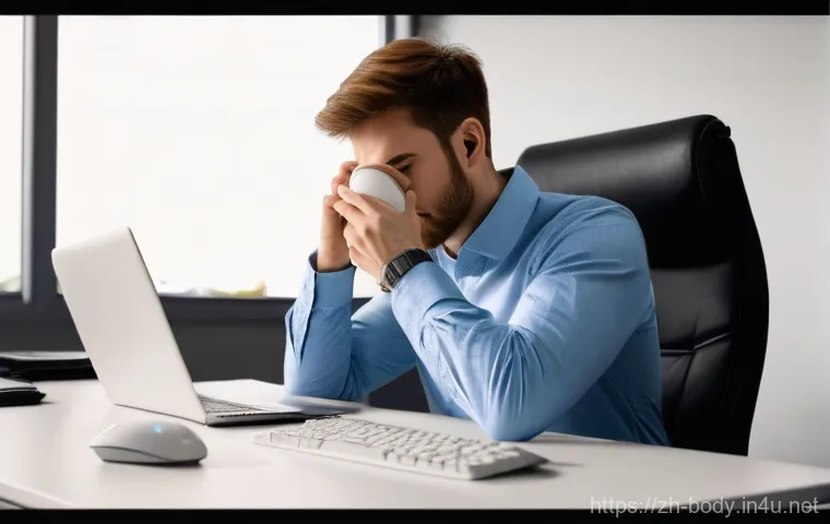 손목터널증후군 초기 증상 - **Prompt 1: Early Morning Numbness**
    A young adult, gender-neutral, with a gentle, slightly dist...